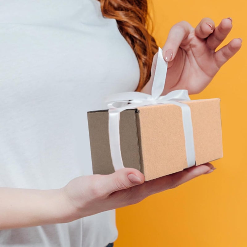 PHAREGE 4.6x2.2x2.2 inch Shipping Boxes Bulk 50 Pack Brown, Tab Lock Tuck Top Mailer Boxes for Packaging Small Business, Small Cardboard Gift Boxes for Wrapping Mailing Present - Image 4
